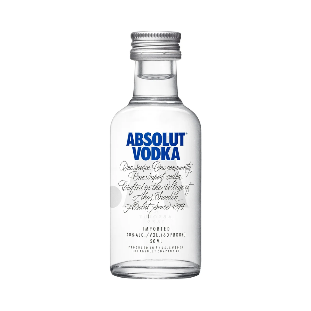 MINI VODKA ABSOLUT  5CL  CRISTAL
