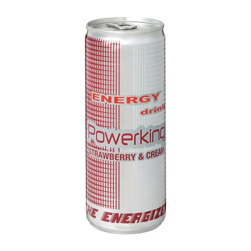ENERGÉTICO POWERKING STRAWBERRY & CREAM 250ML
