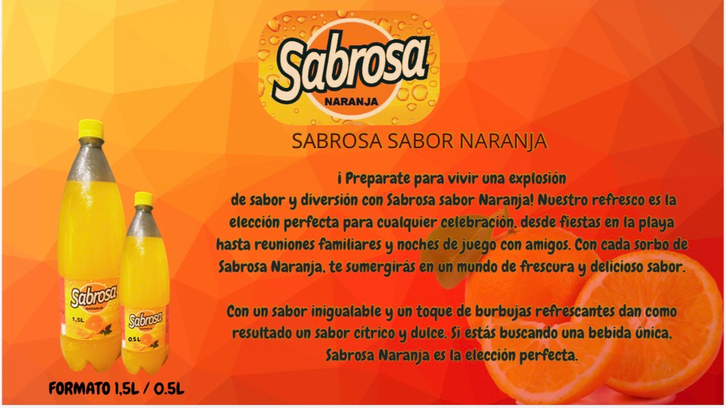 Refresco La Sabrosa Naranja