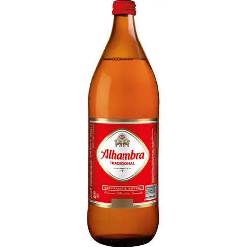CERVEZA ALHAMBRA  LITRO